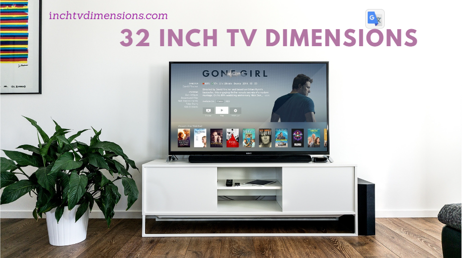 32 Inch TV Dimensions